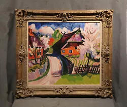 Buy Decorative Modern Expressionist Print And Painting Canvas Signed Max Pechstein • 9,449.94£