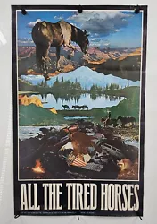 Buy All The Tired Horses BOB DYLAN Song 1970 Poster 29x18.25 RARE East Totem West • 89.77£