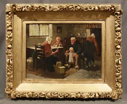 Buy Oil Painting Dutch Family Scene Signed Jan Josef Horemans The Younger (FLEMISH)  • 5,354.96£