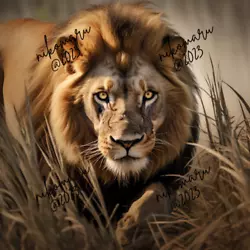 Buy Digital Image Picture Photo Wallpaper Background Desktop Art A Lion Creeping • 1.19£