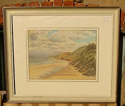 Buy  Cornish  Scene    Pastel Painting   1949, - Framed  Signed 'rst'  • 50£