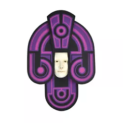 Buy J.W. Eaton 1980’s Art Nouveau Deco Tron Inspired Wall Sculpture Purple W Face • 279.88£