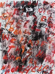 Buy Modernist ABSTRACT Modern Painting GRAFFITI Expressionist ART VOICES FROM  FOLTZ • 62.21£