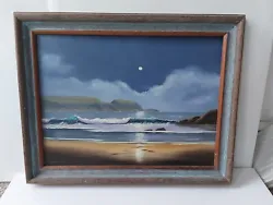 Buy Framed Original Oil On Board Painting Michael J Poole (Mick) Art Cornwall  • 75£