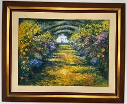 Buy Claude Monet French (Handmade) Oil On Canvas Painting Framed Signed And Stamped • 1,417.49£