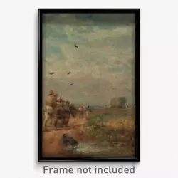 Buy David Cox - Going To The Hayfield Print 11x17 Art Poster • 23.62£