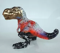 Buy SPACO Signed DINOSAUR Colors SCULPTURE Graffiti Pop STREET ART Painted French • 248.83£