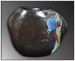 Buy William Morris Full Round Hand Blown Glass Shard Vessel Sculpture Signed Artwork • 4,737.25£