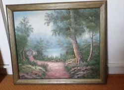 Buy Irene Cafieri Original Large Oil Painting Signed  Woodland Scene  27 Framed  • 65£