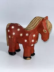 Buy Horse Hand Carved, Hand Carved Wooden Horse, 13cm Tall • 15£
