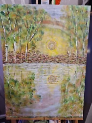 Buy Original Acrylic Canvas 45x60cm By Vonlinda ( Reflections) • 49.99£