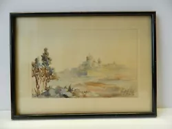 Buy Vintage Joseph Galea Watercolour Of Malta • 65£