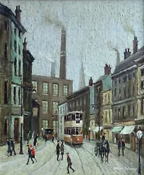 Buy Arthur Delaney - Original Oil Painting A Lancashire Town Northern Art • 9,999£