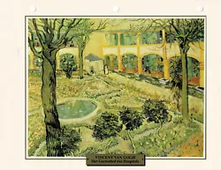Buy The Garden Yard Of The Hospital Of Arles - Vincent Van Gogh - Info Card • 0.86£