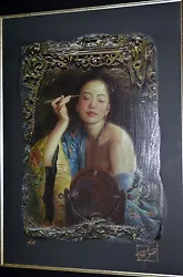 Buy George Tsui Painting Eyebrow Chiarograph Signed #6/28 Framed W/coa Amazing!  • 827.44£