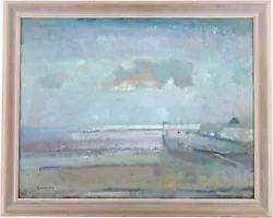 Buy Rye Harbour Entrance Oil Painting By Fred Cuming R.A. (British, 1930-2022) • 5,950£