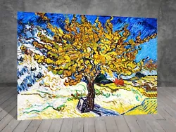 Buy Van Gogh The Mulberry Tree LANDSCAPE CANVAS PAINTING ART PRINT 666 • 3.96£
