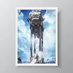 Buy Star Wars Art Movie Poster Painting Canvas Print Gift Man CaveA3 A4 • 3.49£