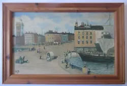 Buy Mid Century Naive MARK DOGETT Bristol Oil Painting Style Fred Yates & LS Lowry • 145£