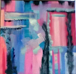 Buy  Abstract Original Acrylic Painting The Shed By Annie • 25£