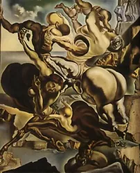 Buy Family Of Marsupial Centaurs, By Salvador Dali Art Painting Print • 6.79£