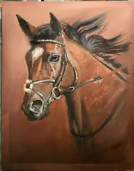Buy Equesterian . Equine Horse Animal Oil Painting Original  Art • 280£