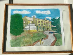 Buy Vintage Architectural Painting. Painted And Signed By Artist In 2007. • 17.90£