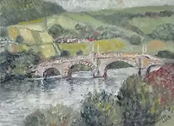 Buy ORIGINAL Oil Canvas  'bridge On The Tay, Aberfeldy'   16 X 12 In By Jeremy Mayes • 55£