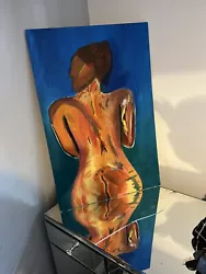 Buy Abstract Womens Buddha Inspired Figure Painting. • 40£