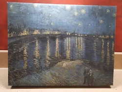 Buy Starry Night Over The Rhone  Van Gogh Painting Wall Art Print On Frame 16  X 12  • 11.99£