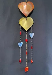 Buy Copper & Brass Hearts Mobile By Succulent Metals Welded Artistry • 41.34£