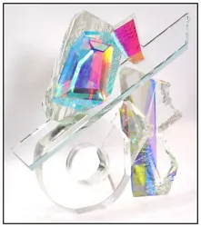 Buy Grant Miller Original Glass Sculpture Hand Blown Modern Abstract Signed Artwork • 5,272.28£