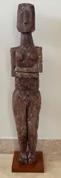 Buy Vintage African Tribal Huge 34  Tall Hand Carved Wood Art Sculpture • 3,873.98£
