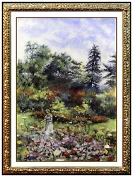 Buy H. Claude Pissarro Original Pastel Painting Hand Signed French Landscape Floral • 6,372.02£