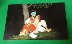 Buy  Traditional Indian Painting On Wood • 59£