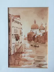 Buy FRAMED PICTURE OF VENICE SIGNED BY MARILYN REES. 24cm By 29cm . V.GOOD CONDITION • 26£
