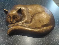 Buy RARE GOLD COLOURED SLEEPING CAT From AUSTIN PRODUCTIONS In CANADA 3920 Grams • 49.99£