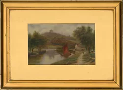 Buy Early 20th Century Watercolour - Rural River Scene • 89£
