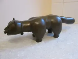 Buy Bronze Fat Cat By Botero - Quirky And Unusual - Signed • 77£