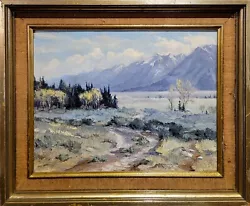 Buy Bill Edward Freeman -Desert Mountain Landscape-Impressionist Oil Painting • 3,780.22£