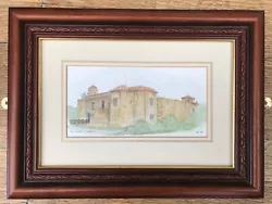 Buy Original Watercolour Painting Colchester Castle 39x29cm Signed By Artist VGC • 7.90£