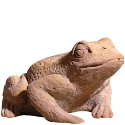 Buy Sculpture Toad IN Terracotta Italian Decoration Home & Garden H18cm • 165.78£
