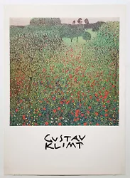 Buy A Field Of Poppies,  By Gustav Klimt Reproduction Print • 20£