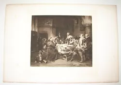 Buy Antique 19C Gay Society Etching From The Original Painting By T. E. Gaiper • 25.51£