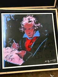 Buy Andy Warhol Beethoven On Rosenthal Porcelain Plaque Ltd. Ed. Of Only 49 !  • 1,778.87£