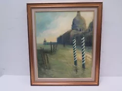 Buy Art Oil Painting By Julie Anne Wray Venice City Water Seascape River Town • 85£