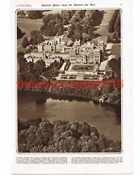 Buy Sir Winston Churchills Birthplace Blenheim Palace, Book Illustration, 1954 • 9.97£