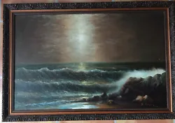 Buy S.KAPOSY 20th Century FRAMED PAINT Seascape Orignal Oil Painting Fine Art  • 6,000£