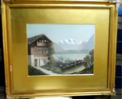 Buy PAINTING Swiss Alps By George Lane Victorian Painting Original 19th Century • 76.99£