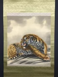 Buy Nw5822 SUPER BIG Hanging Scroll  Wild Tiger  By 鳳石 • 125.37£